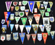 Assorted Foreign Football Pennants features Fiorentina, Locomotive Leipzig, Boavista, Bohemians