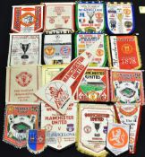 Manchester United Football Pennant Selection features 1984 v Barcelona, 1991 v Barcelona, 1999 v