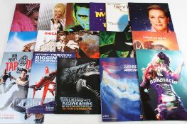 Quantity of Music Concert Programmes to include plays musicals, circus and music artists, noted