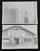 WWII - Dachau Post Liberation Photograph Set - Pair of interesting photos taken by a member of the