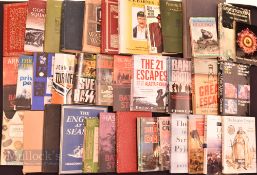 Assorted Book Selection some sporting titles, varying books, condition mixed A/G overall (box)