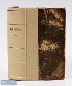1817 'The Poetical Works of Robert Burns to which is prefixed a Sketch of his life' Book printed for