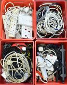 Music Equipment - Assorted Music Cables / Accessories features extension leads, various cables,