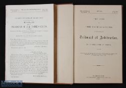 USA - Tribunal of Arbitration to be Convened at Geneva Publication 1872 Washington, 204pp relates to