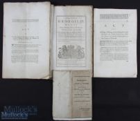 Acts of Parliament including making and maintaining a Navigable Canal from The Saltisford in