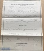 India - Anglo Sikh War 19th century engraving showing profiles of the Sikh entrenched camp at