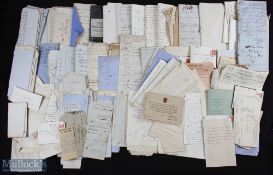 Large Quantity of Paper Ephemera - features printed and manuscript ephemera, autograph letters,