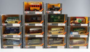 14x Corgi Classics Diecast Models Commercial Vehicles Wagons Bedford Vans, to include Bedford O