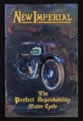 New Imperial Motorcycles 1929 - 20 Catalogue illustrating and detailing with prices their range of 6