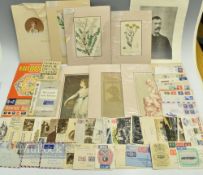 Stamp Album, Envelopes, Registered Letters First Day Cover, Postcards, Prints etc - to include