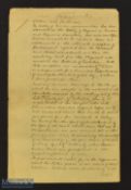 Selection of Historical Ephemera to include 1887 Ernest Little Manuscript 'Address Read to the