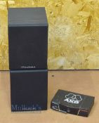 Wharfdale programme 30D.5 speakers 4-8ohms 100 watt measures height 24cm, width 18cm, depth 20cm