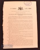 Phonograph (Early Gramophone) Patent Document, 1899 - Patent for invention for playing up to 4-