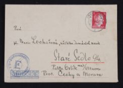 WWII Concentration Camp Sachsenhausen Prisoner Letter dated 5th April 1942, on Camp letterhead,