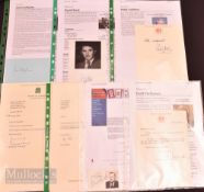 Selection of Political Autographs featuring James Callaghan, David Steel, Paddy Ashdown, Michael