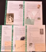 Entertainment Autographs - featuring Shirley Temple Black (1928-2014), Boots Mallory (1913-1958),