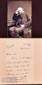 Autograph - Robert Gascoyne-Cecil 3rd Marquess of Salisbury (1830-1903) Signed Handwritten on