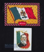 Mexico- Portrait of Venustiano Carranza, First Chief of Mexican Constitutionalists, 1910 Silk