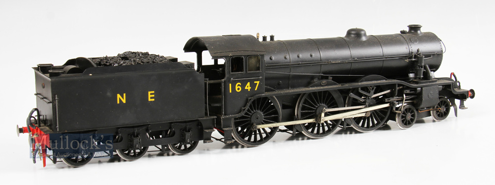 O Gauge Electric Fine-scale NE 1647 Locomotive 4-6-0 with a 6 wheeled tender Model railway - Image 2 of 3