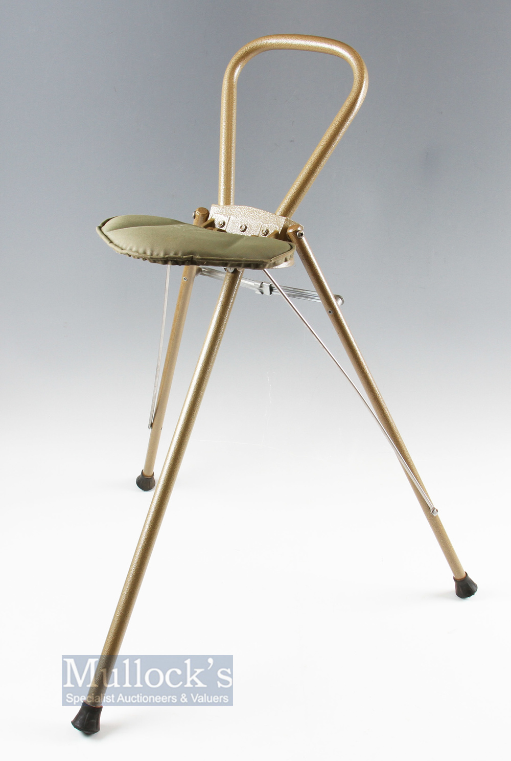 2 x Shooting Sticks - Wm Mills Munition - Reg No 639347 plus a folding seat stick H V Hales - Image 2 of 2