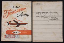 Cuban History - Of Historic Importance - Fidel Castro (1926-2016) Handwritten and Signed