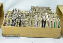 Selection of Assorted Ex DJ's 45s vinyl records features Diana Ross, Queen, Police, Status Quo,
