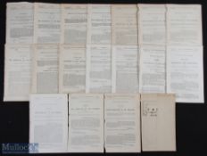 USA - Collection of Government Documents 1850s -1907 relating to various Indian tribes including