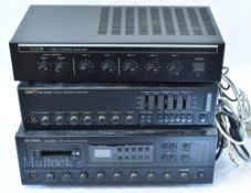 3x DJ / Music Amplifiers features Eagle public address amplifier Inter-M PA2000 public address