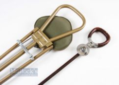 2 x Shooting Sticks - Wm Mills Munition - Reg No 639347 plus a folding seat stick H V Hales