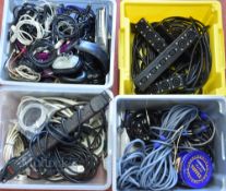 Music Equipment - Assorted Music Cables / Accessories features NJD Patch box, NJD, various leads,