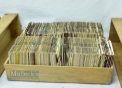 Selection of Assorted Ex DJ's 45s vinyl records features David Bowie, Elton John, Slade, Adam and