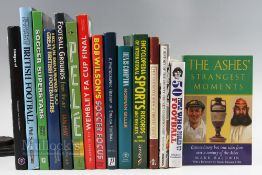 Collection of Football and other sport related Books, to include Dennis Compton Norman Giller, a