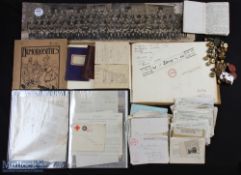 WWII - Quantity of Prisoner of War Letters and Ephemera - include approx. 50 letters written by