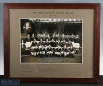 Rare 1936 British Lions Rugby Team Photograph from their tour of Argentina: Large 24.75