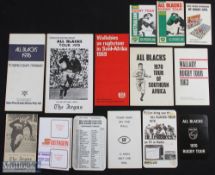 1960s/70s Rugby Tours to South Africa Fixture Booklets (14): 1963 & 1969 Wallaby Tours, 4pp