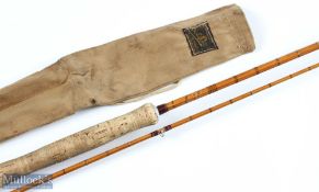Rare J B Walker of Newcastle, Trout Split Cane Fly Rod, hand built, 9ft 6
