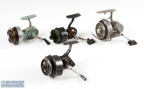 BMS Toulouse France 'The Morfaux' fixed spool reel half bail arm, LHW, bolt action ratchet lever,