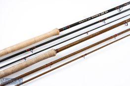 Daiwa Made in England Osprey Salmon Graphite Coil Rod GCF-15, 15ft 3pc line 1/11#, 26