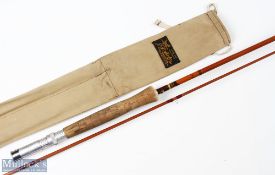 J S Sharpe Aberdeen The Scottie Split Cane Fly Rod, 9ft 6