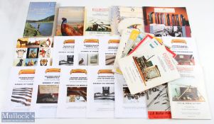 A Collection of Fishing Auction fishing catalogues and sales brochures, the auctions catalogues have