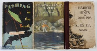 Fishing in the South Book by J W G Tomkins, Haunts & Hints for Anglers Fresh Water Angling GWR,