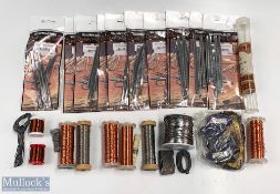 A Selection of assorted Lead Wire, Strips and Copper Spools, a few are unused old stock by