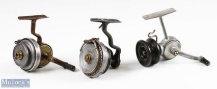The Helical Casting Reel Co Redditch 'The Helical Twin' fixed spool reel LHW with half bail arm,