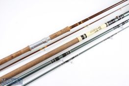 Pateke Morton hollow glass Spinning Rod, lined butt/tip rings, 10ft 2pc, 28