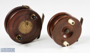 2x Wooden Nottingham Reels inc 3 ½