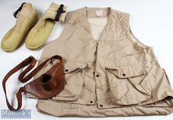 Orvis Flats Boots size 12, light use; 1x Orvis XL lightweight fly vest (small hole in rear mesh); 1x