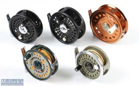 Millward Aberdeen Fly Craft Fly Reel, RHW, brass finish with chrome foot, 3.5