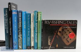 10x Assorted Fishing Books to include - Salmon Trout & Charr of the World - Rupert Watson 1999,