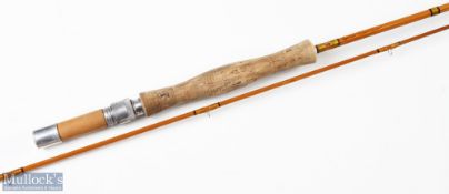 Partridge Golden Shadow split cane fly rod, 8ft 6