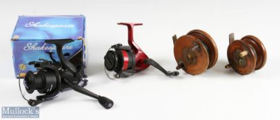 Shakespeare Beta 40FS Fixed Spool Reel, looks unused, original box; Silstar Spinning JT10 Fixed